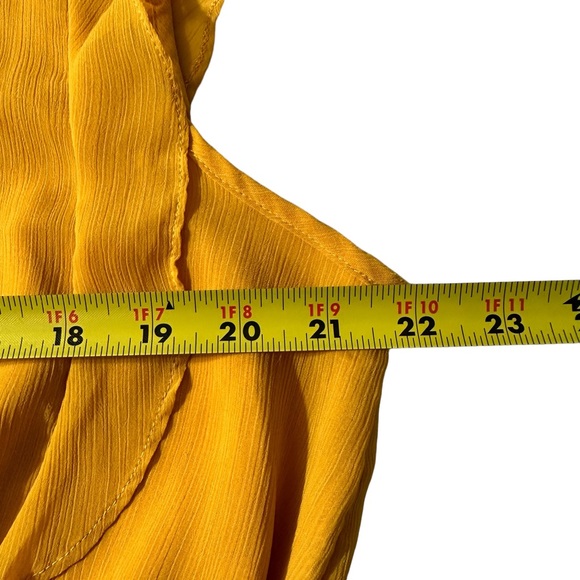 MOSSIMO Yellow Gold Peasant Dress Elastic Waist Size XXLarge - Picture 9 of 10